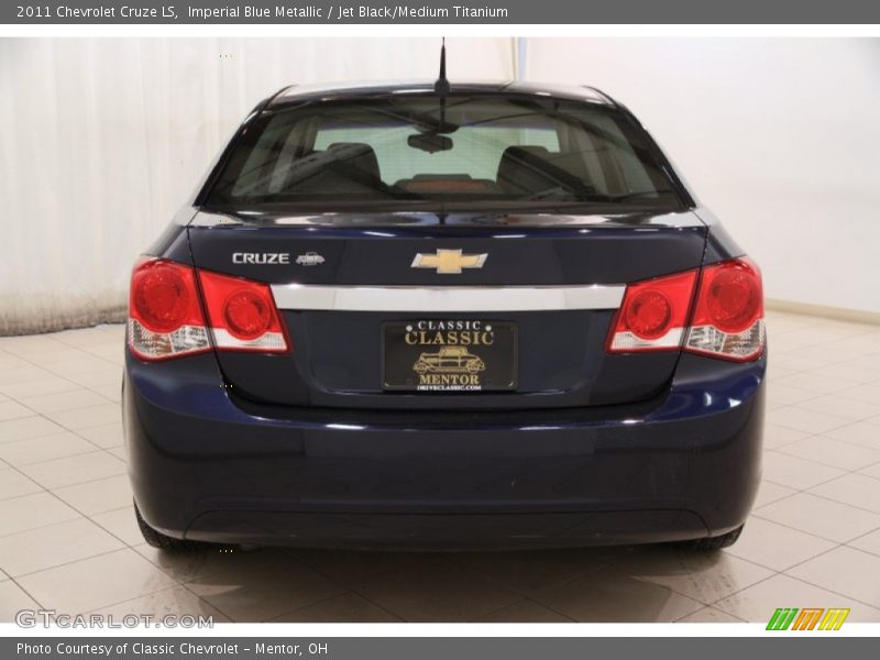 Imperial Blue Metallic / Jet Black/Medium Titanium 2011 Chevrolet Cruze LS