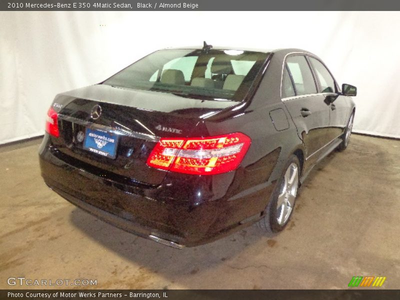 Black / Almond Beige 2010 Mercedes-Benz E 350 4Matic Sedan