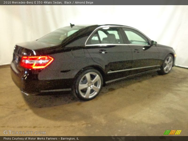 Black / Almond Beige 2010 Mercedes-Benz E 350 4Matic Sedan