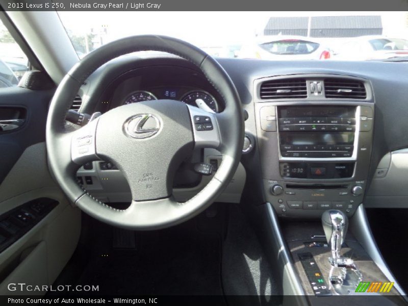 Nebula Gray Pearl / Light Gray 2013 Lexus IS 250