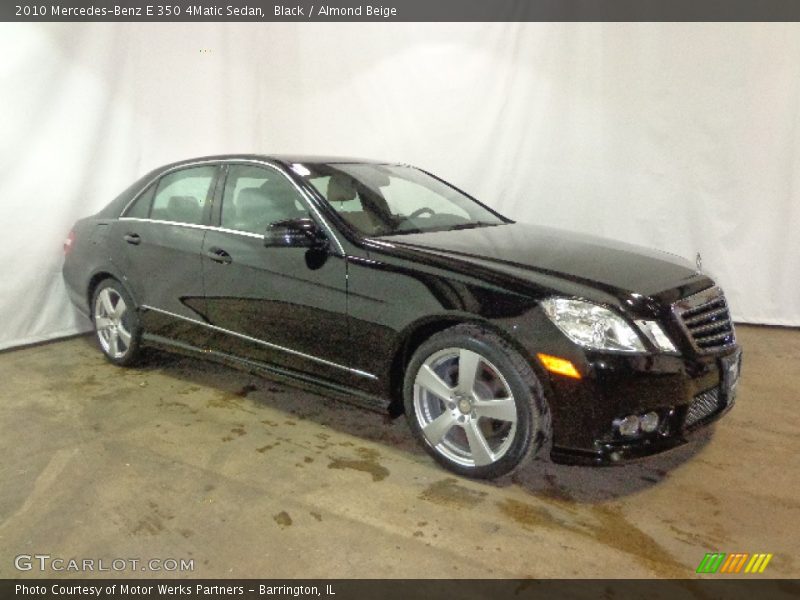 Black / Almond Beige 2010 Mercedes-Benz E 350 4Matic Sedan