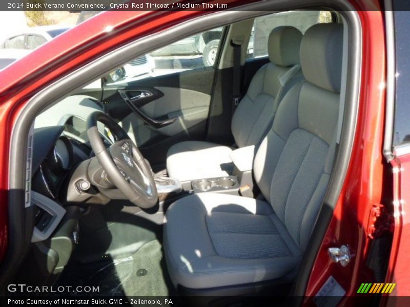 Crystal Red Tintcoat / Medium Titanium 2014 Buick Verano Convenience