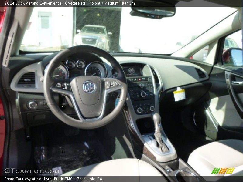 Crystal Red Tintcoat / Medium Titanium 2014 Buick Verano Convenience