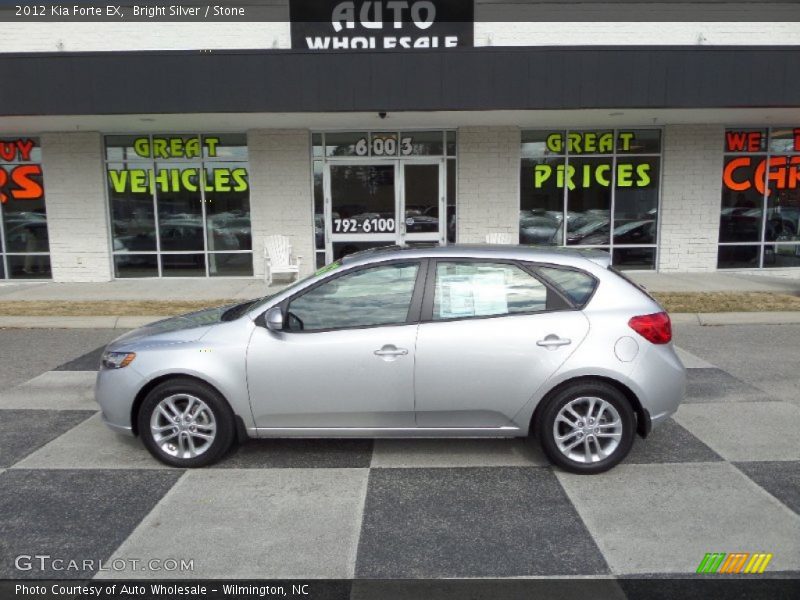 Bright Silver / Stone 2012 Kia Forte EX