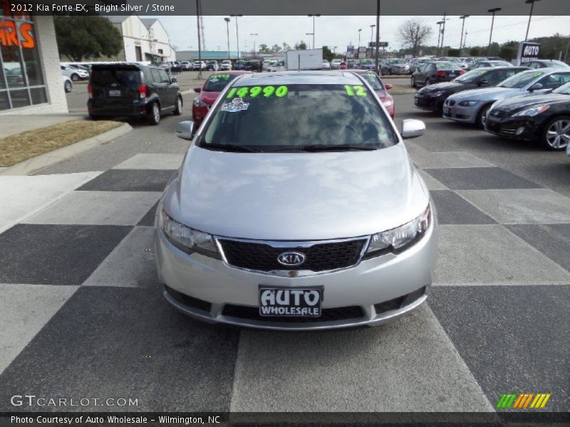 Bright Silver / Stone 2012 Kia Forte EX