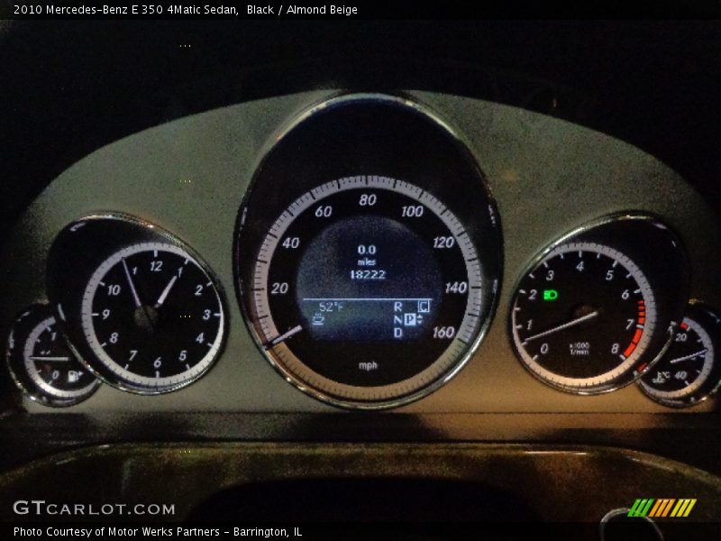 Black / Almond Beige 2010 Mercedes-Benz E 350 4Matic Sedan