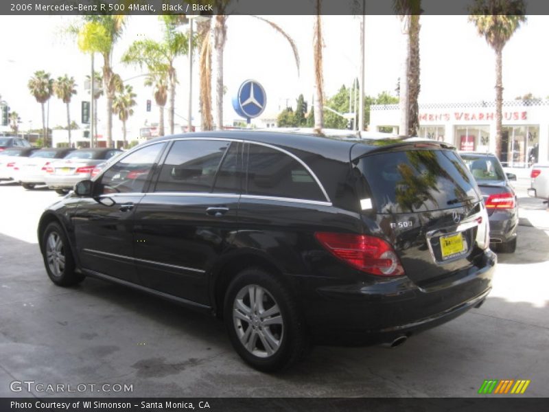 Black / Black 2006 Mercedes-Benz R 500 4Matic