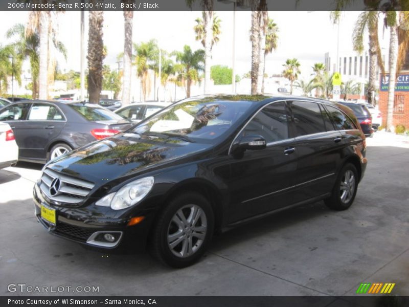 Black / Black 2006 Mercedes-Benz R 500 4Matic