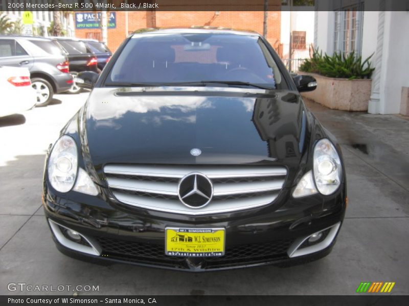 Black / Black 2006 Mercedes-Benz R 500 4Matic