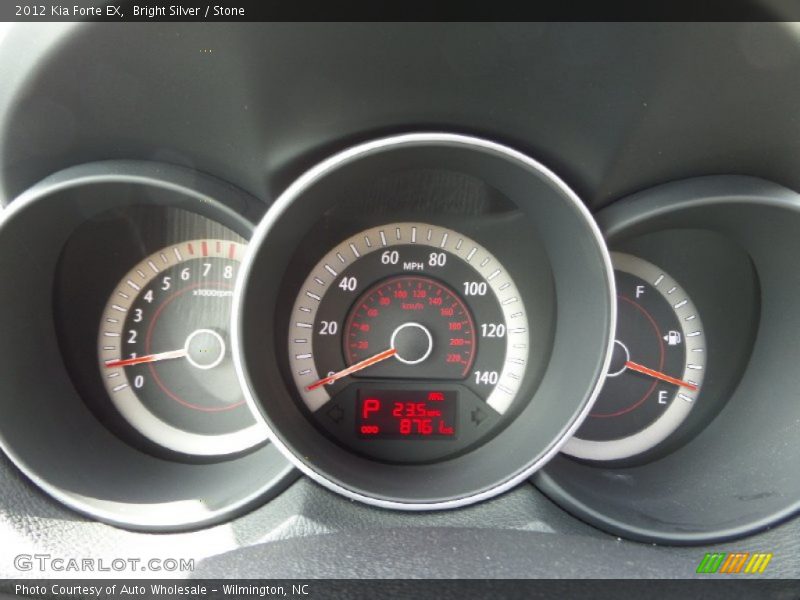 Bright Silver / Stone 2012 Kia Forte EX