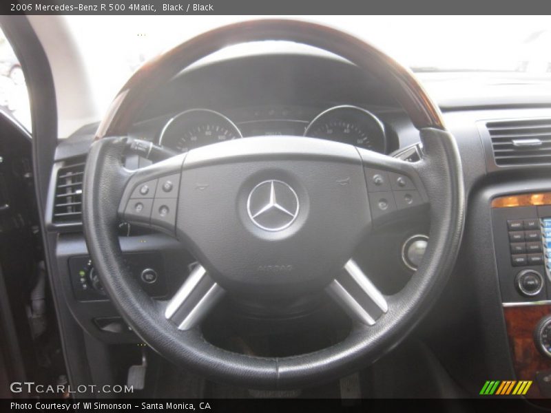 Black / Black 2006 Mercedes-Benz R 500 4Matic