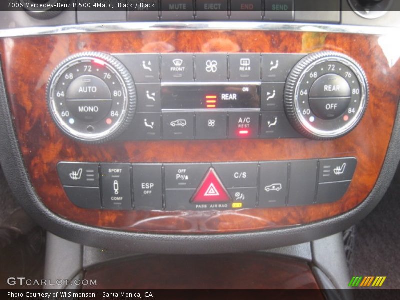Black / Black 2006 Mercedes-Benz R 500 4Matic