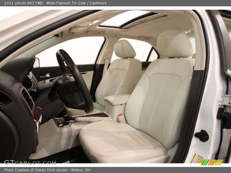 White Platinum Tri-Coat / Cashmere 2011 Lincoln MKZ FWD