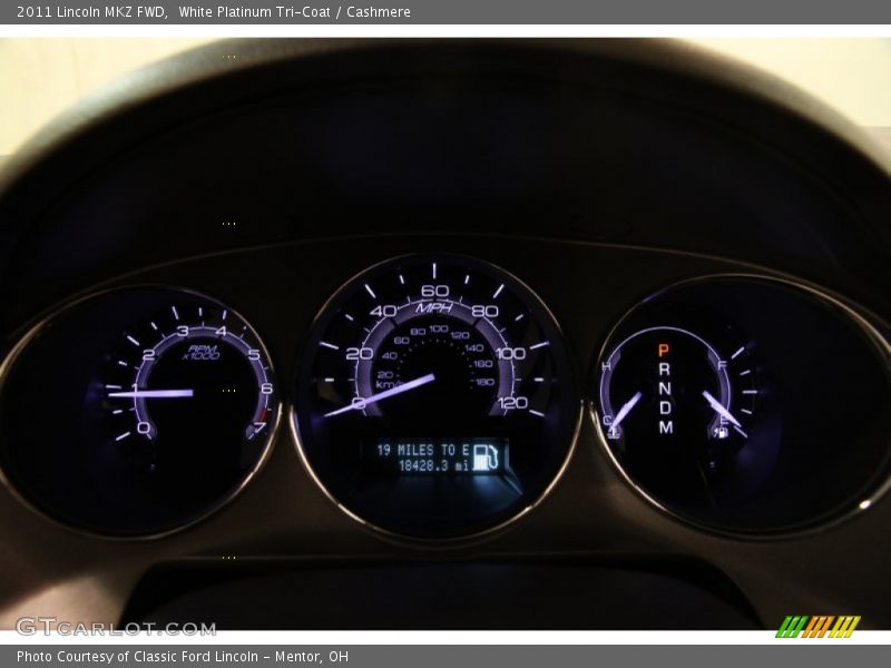 White Platinum Tri-Coat / Cashmere 2011 Lincoln MKZ FWD