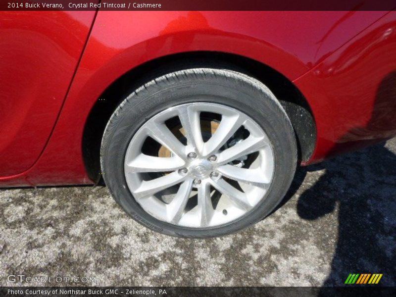 Crystal Red Tintcoat / Cashmere 2014 Buick Verano