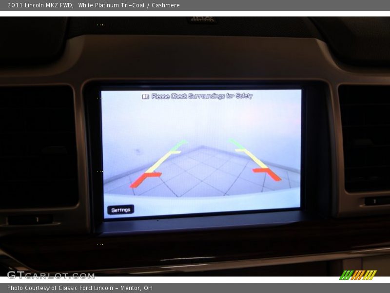 White Platinum Tri-Coat / Cashmere 2011 Lincoln MKZ FWD