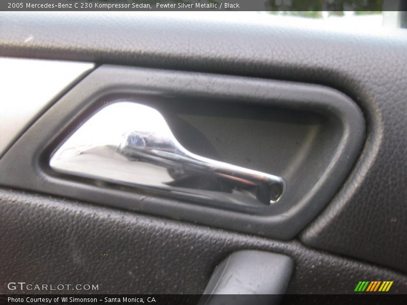 Pewter Silver Metallic / Black 2005 Mercedes-Benz C 230 Kompressor Sedan