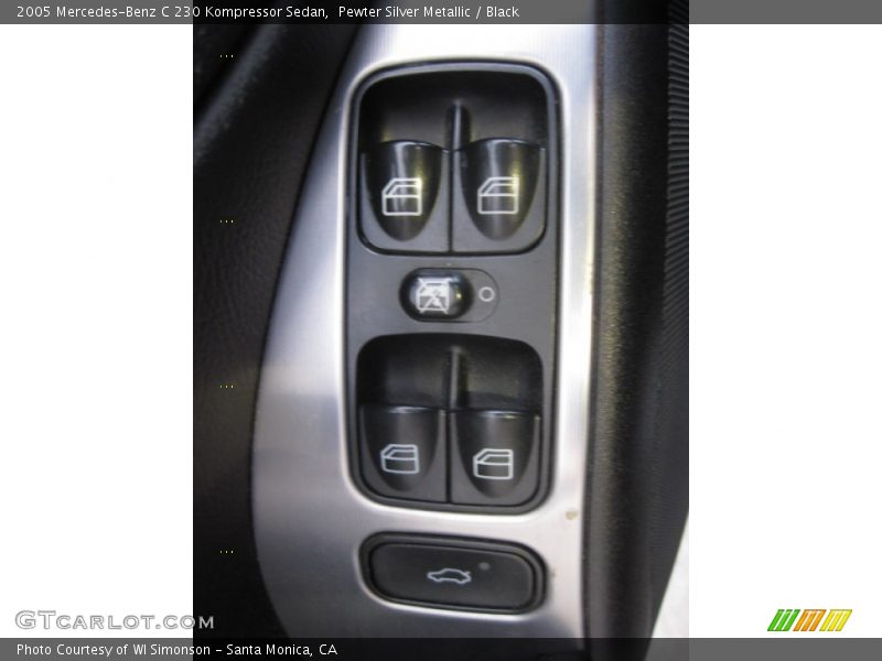 Pewter Silver Metallic / Black 2005 Mercedes-Benz C 230 Kompressor Sedan
