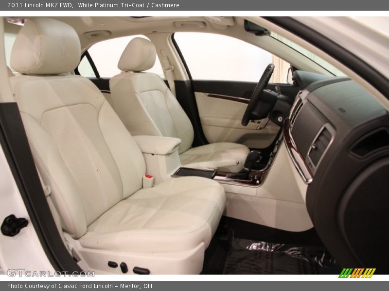 White Platinum Tri-Coat / Cashmere 2011 Lincoln MKZ FWD
