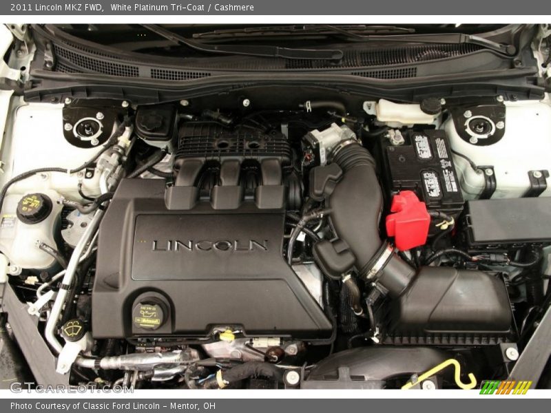 White Platinum Tri-Coat / Cashmere 2011 Lincoln MKZ FWD