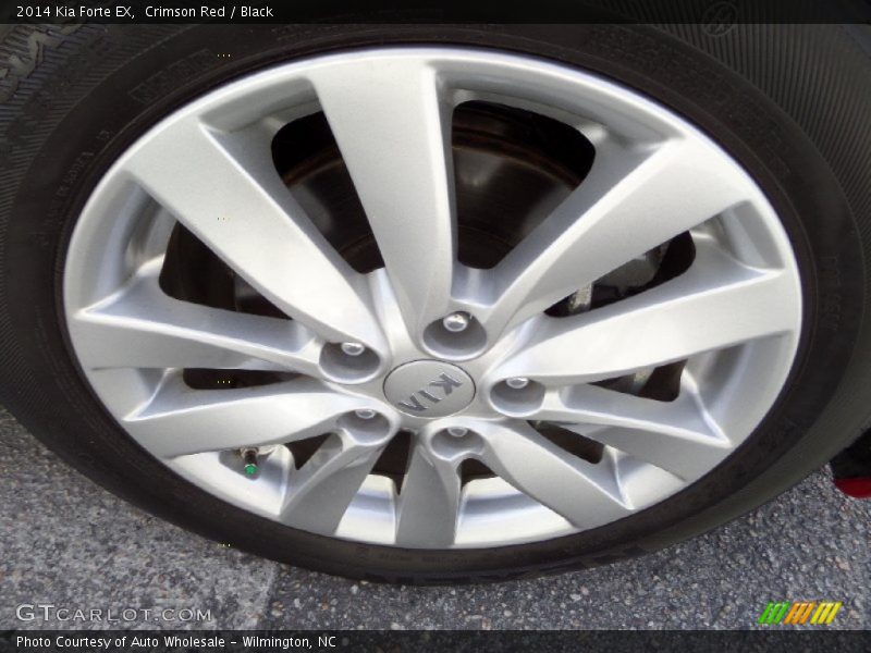 Crimson Red / Black 2014 Kia Forte EX