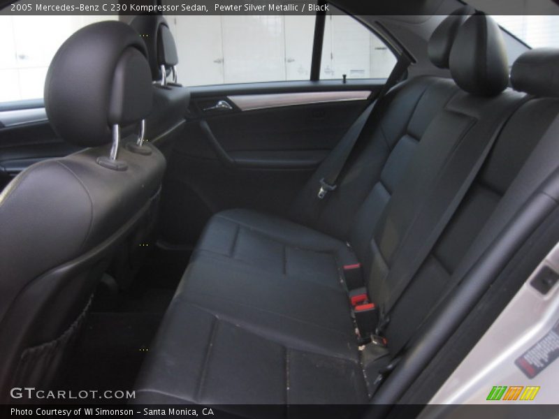Pewter Silver Metallic / Black 2005 Mercedes-Benz C 230 Kompressor Sedan
