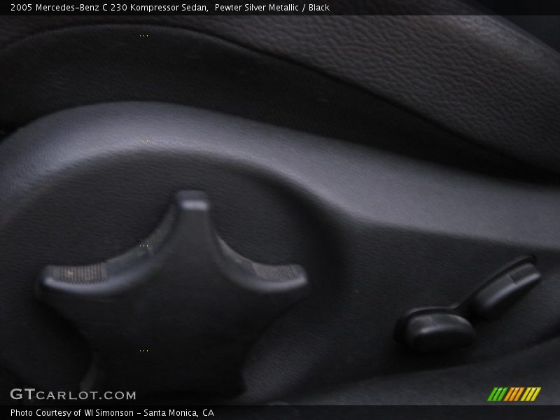 Pewter Silver Metallic / Black 2005 Mercedes-Benz C 230 Kompressor Sedan