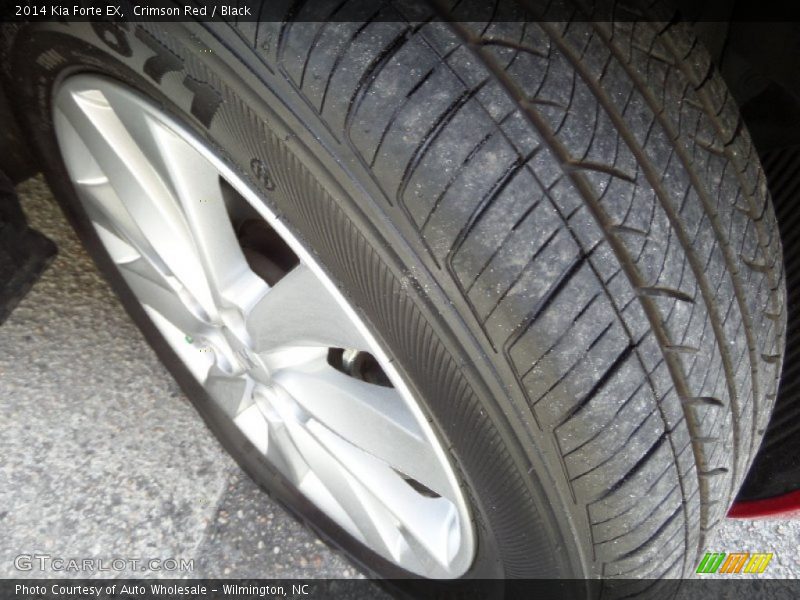 Crimson Red / Black 2014 Kia Forte EX