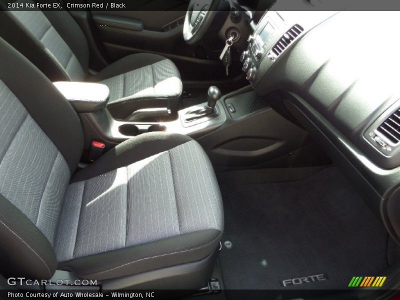 Crimson Red / Black 2014 Kia Forte EX