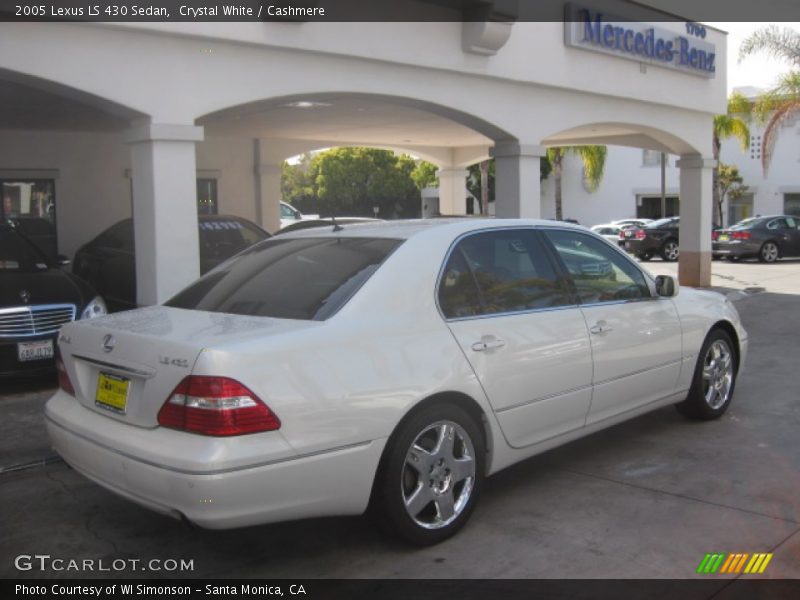 Crystal White / Cashmere 2005 Lexus LS 430 Sedan