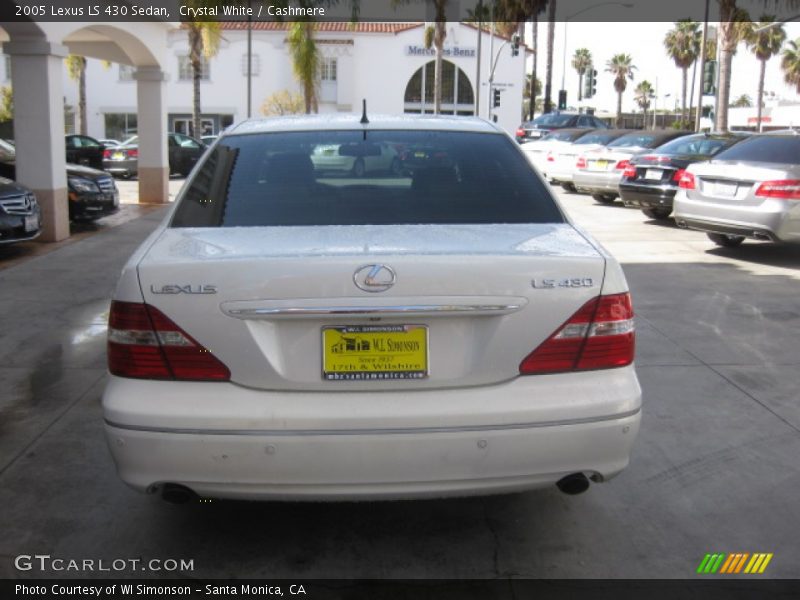 Crystal White / Cashmere 2005 Lexus LS 430 Sedan