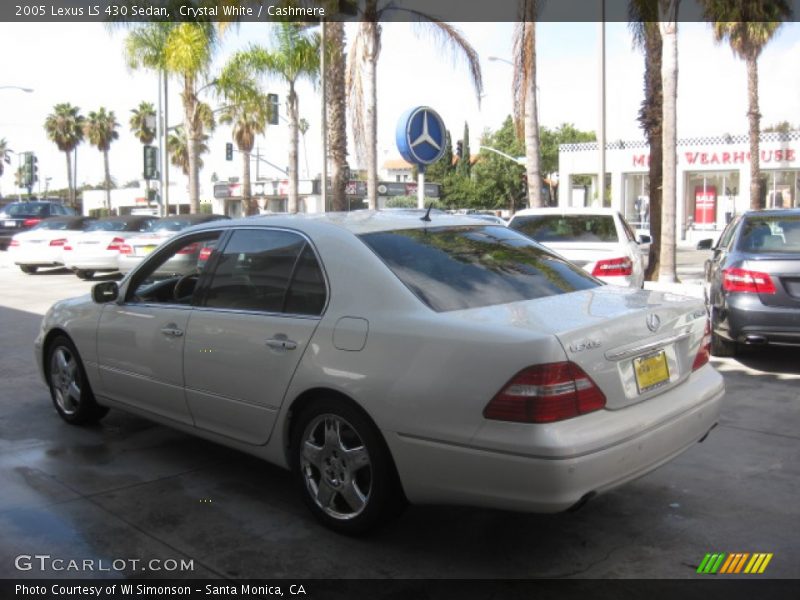Crystal White / Cashmere 2005 Lexus LS 430 Sedan