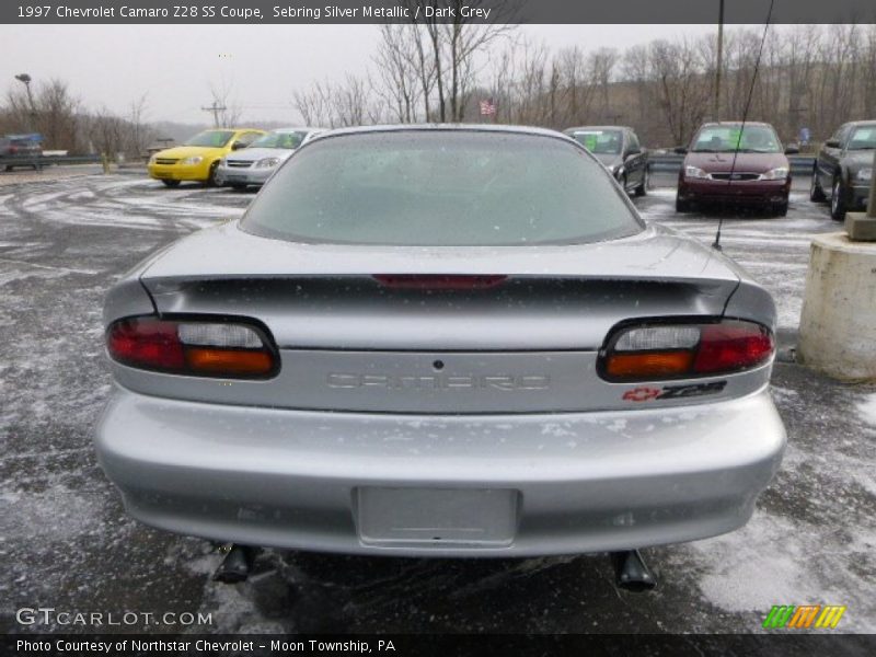 Sebring Silver Metallic / Dark Grey 1997 Chevrolet Camaro Z28 SS Coupe