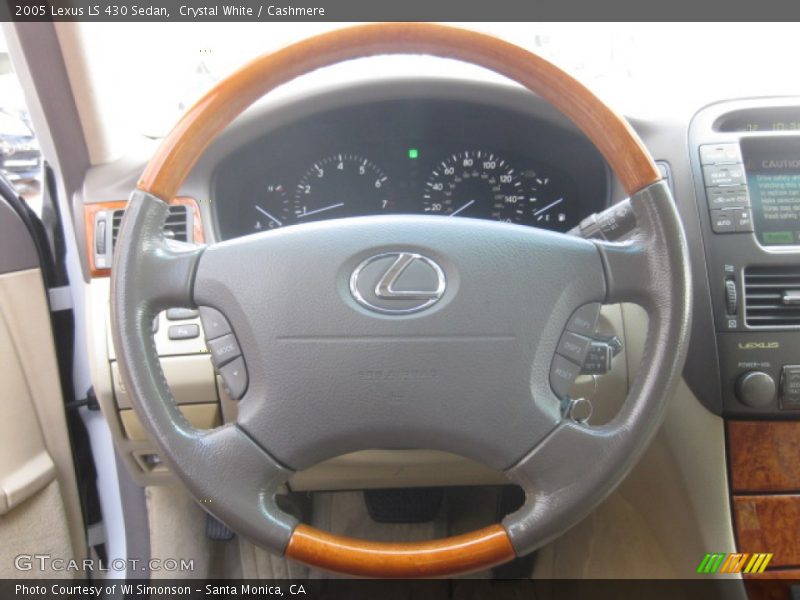 Crystal White / Cashmere 2005 Lexus LS 430 Sedan