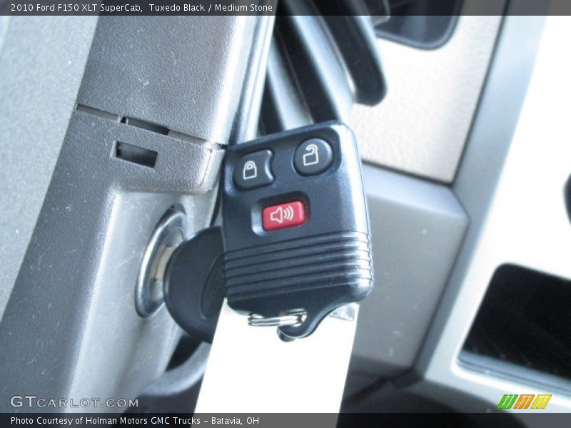 Tuxedo Black / Medium Stone 2010 Ford F150 XLT SuperCab