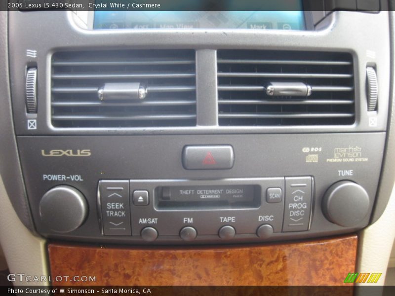 Crystal White / Cashmere 2005 Lexus LS 430 Sedan