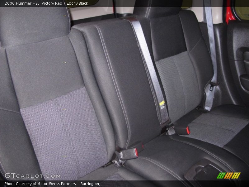 Rear Seat of 2006 H3 