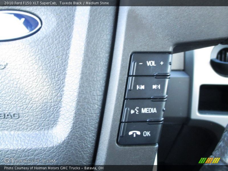 Tuxedo Black / Medium Stone 2010 Ford F150 XLT SuperCab