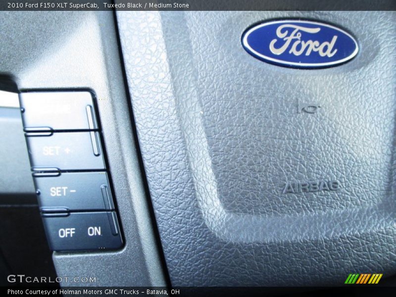 Tuxedo Black / Medium Stone 2010 Ford F150 XLT SuperCab