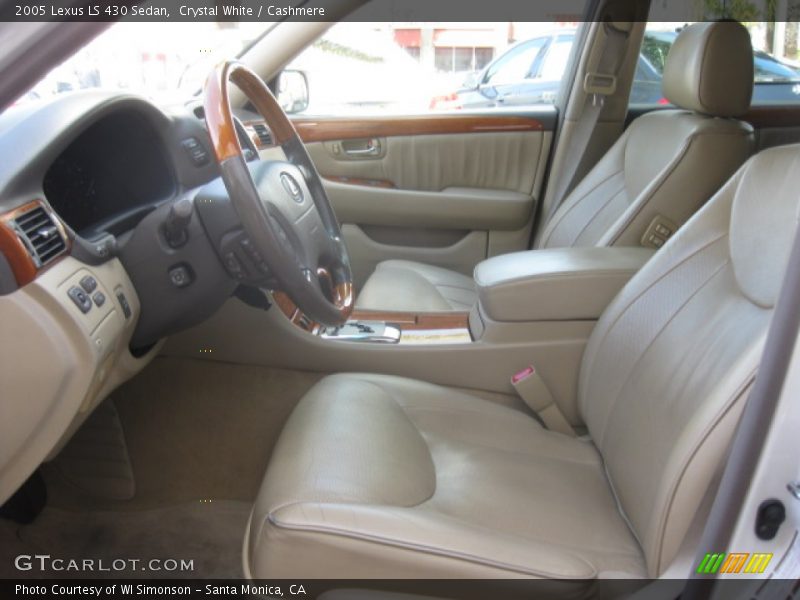 Crystal White / Cashmere 2005 Lexus LS 430 Sedan