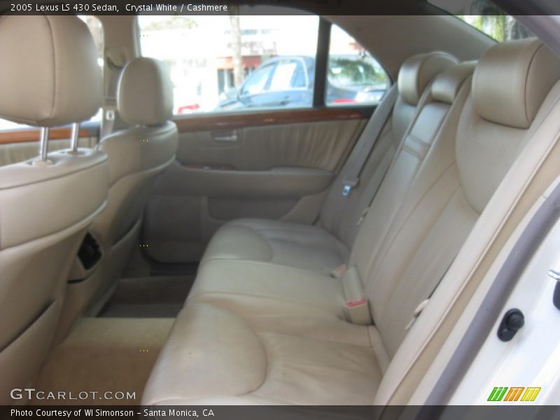 Crystal White / Cashmere 2005 Lexus LS 430 Sedan