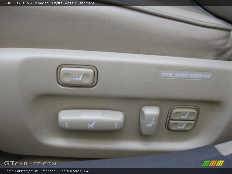 Crystal White / Cashmere 2005 Lexus LS 430 Sedan