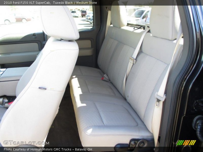 Tuxedo Black / Medium Stone 2010 Ford F150 XLT SuperCab