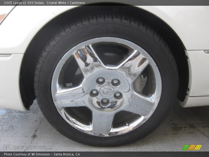 Crystal White / Cashmere 2005 Lexus LS 430 Sedan