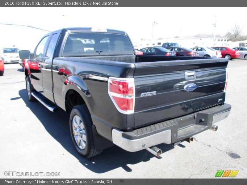 Tuxedo Black / Medium Stone 2010 Ford F150 XLT SuperCab
