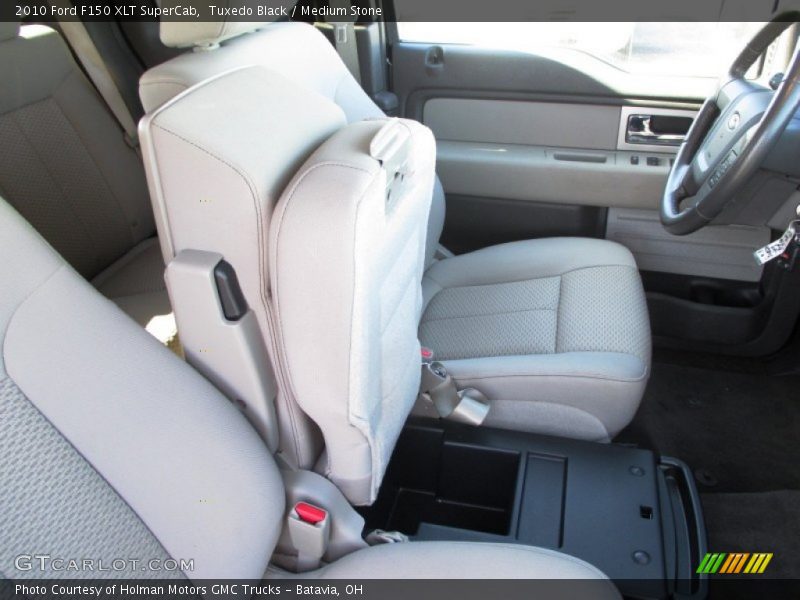 Tuxedo Black / Medium Stone 2010 Ford F150 XLT SuperCab