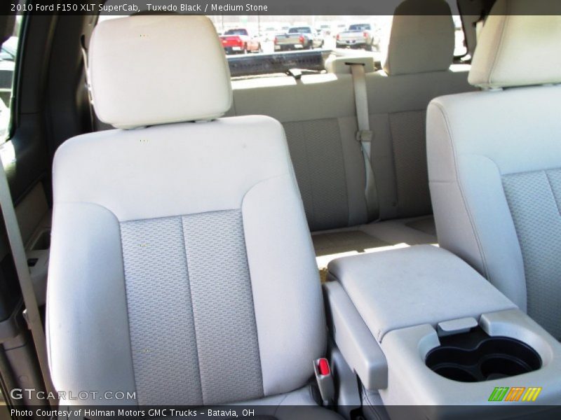 Tuxedo Black / Medium Stone 2010 Ford F150 XLT SuperCab
