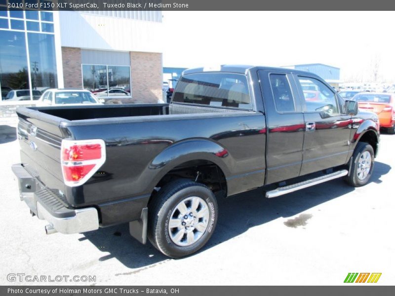 Tuxedo Black / Medium Stone 2010 Ford F150 XLT SuperCab