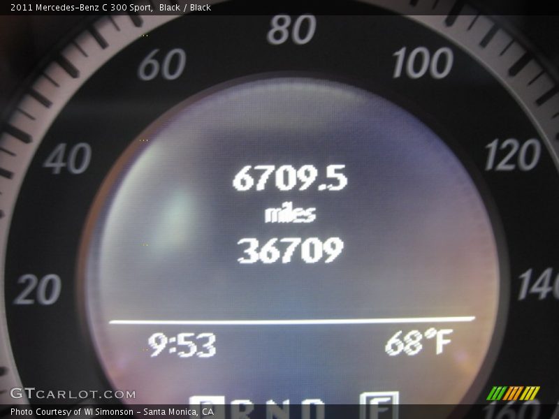 Black / Black 2011 Mercedes-Benz C 300 Sport