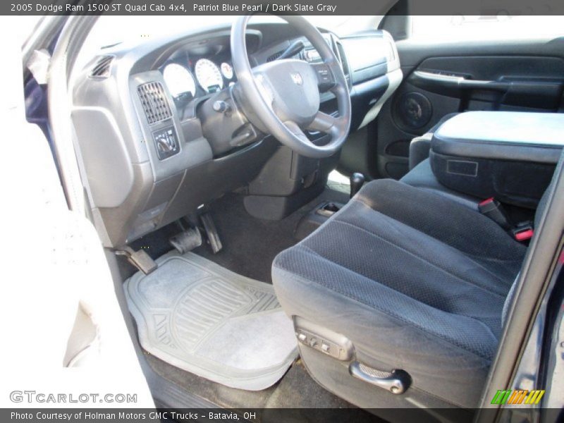 Patriot Blue Pearl / Dark Slate Gray 2005 Dodge Ram 1500 ST Quad Cab 4x4